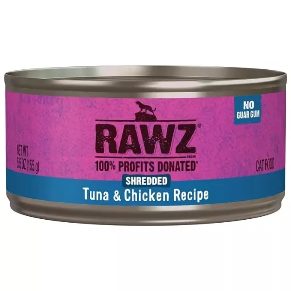 RAWZ Shredded Tuna & Chicken Recipe for Cats