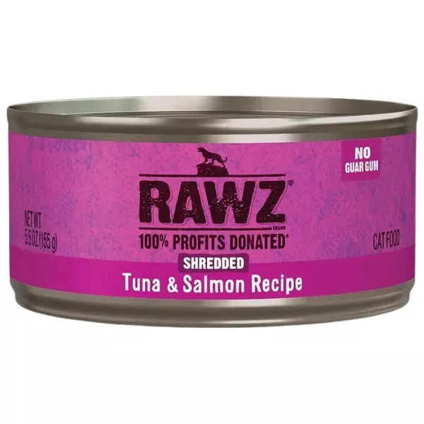 RAWZ Shredded Tuna & Salmon Recipe for Cats