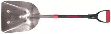 RazorBack#12 Aluminum Scoop with D-Grip Fiberglass Handle