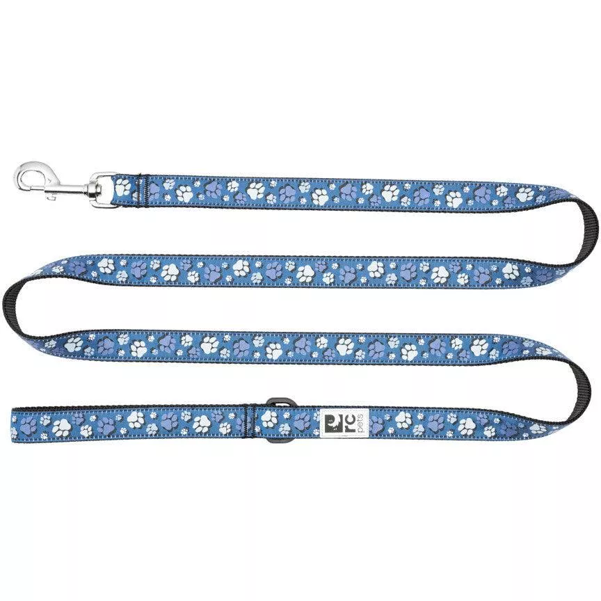 RC Dog Leash Fresh Tracks Blue