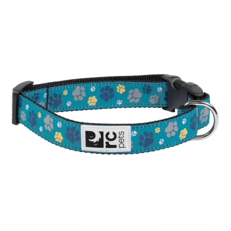 RC Pets Clip Collar Small 3/4″ Fresh Tracks Teal