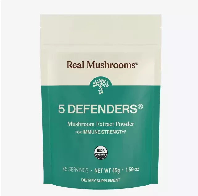 Real Mushrooms | 5 Defenders™ Mushroom Complex Powder – 45g