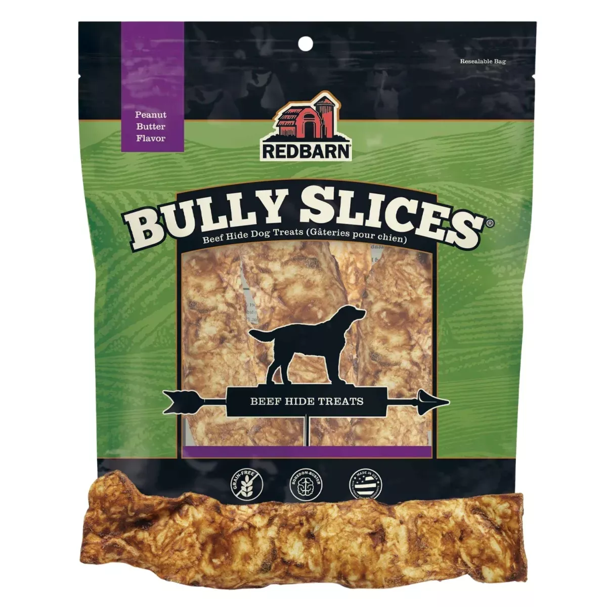 Red Barn Bully Slices Dog Chews - Peanut Butter Flavour