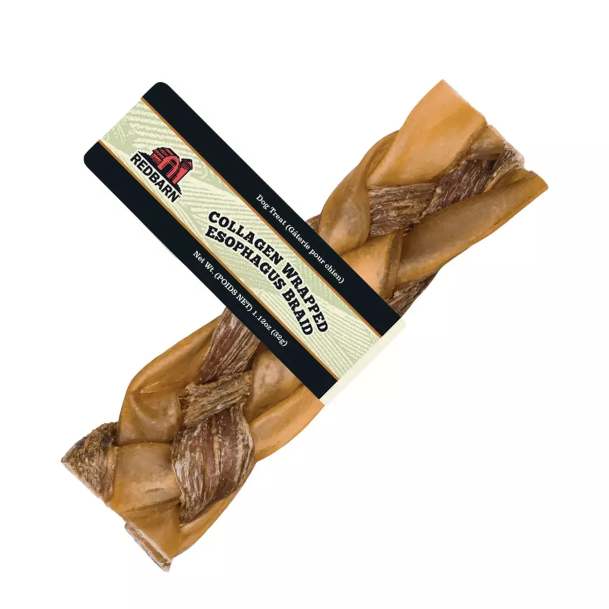 Red Barn Collagen Wrapped Esophagus Dog Chew - Braid