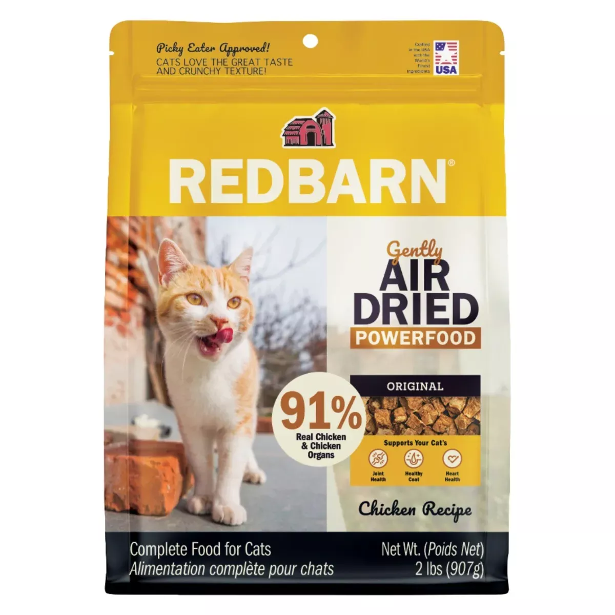 Red Barn Gently Air-Dried Powerfood for Cats - Chicken Recipe