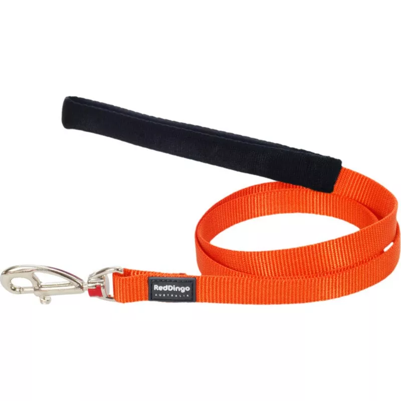 Red Dingo Leash Orange Large 25mm 6ft