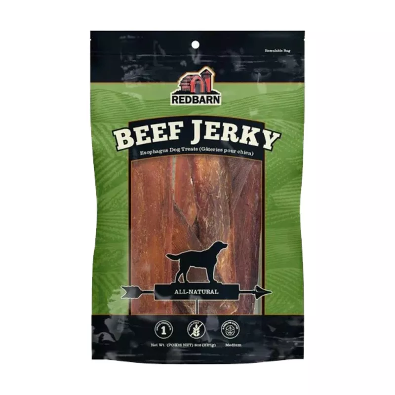Redbarn Medium Beef Jerky 6-Count, Dog Chew