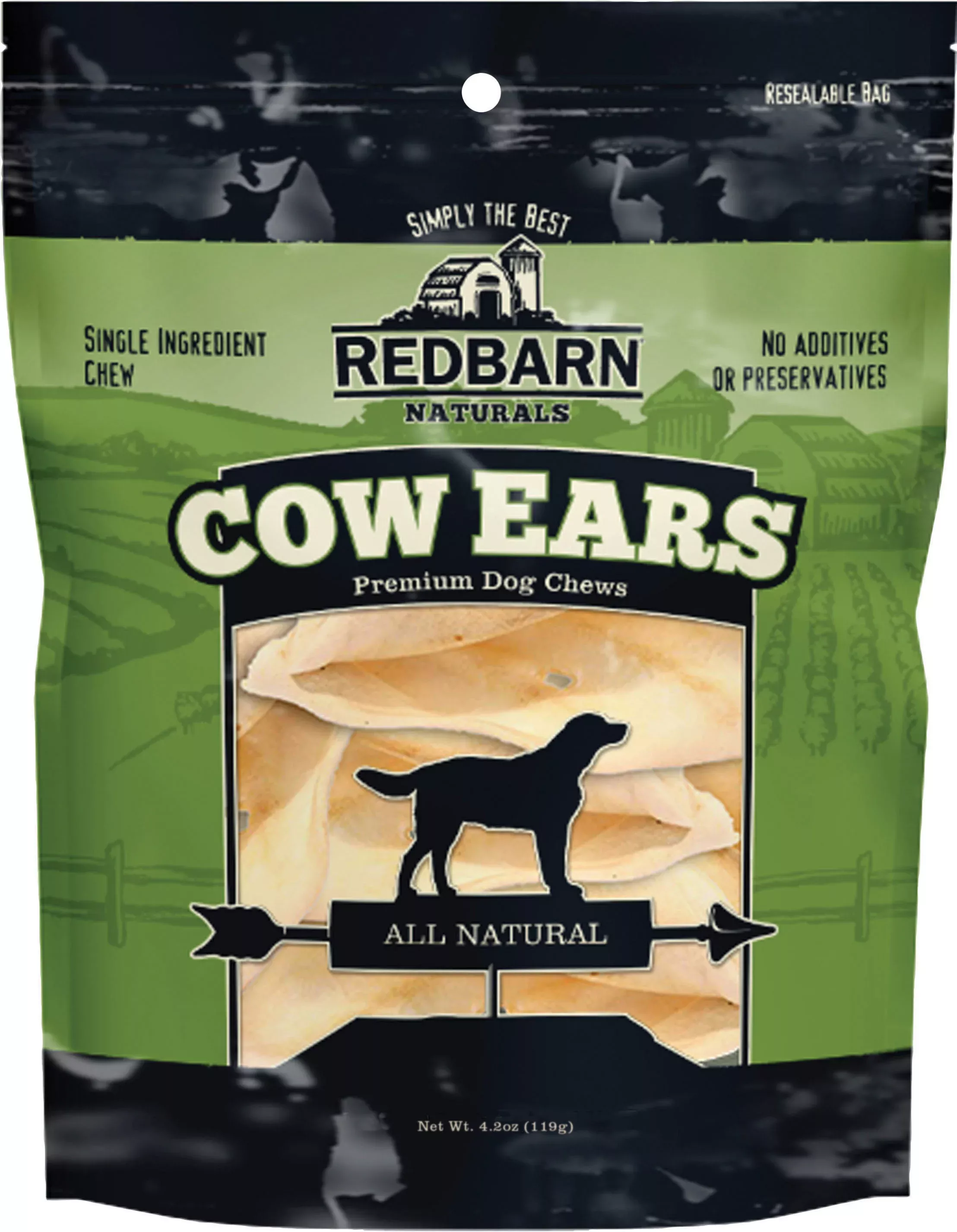 Redbarn Naturals Cow Ear Chew Bagged