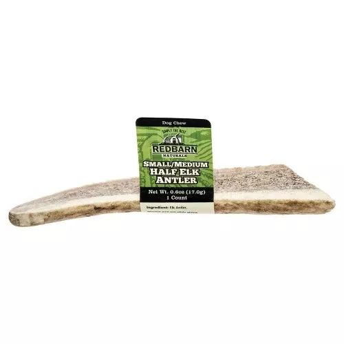 Redbarn Pet Products, Redbarn Pet Products Natural Elk Antler Dog Treat, Split, 1 Each/SM/MD, 0.6 Oz