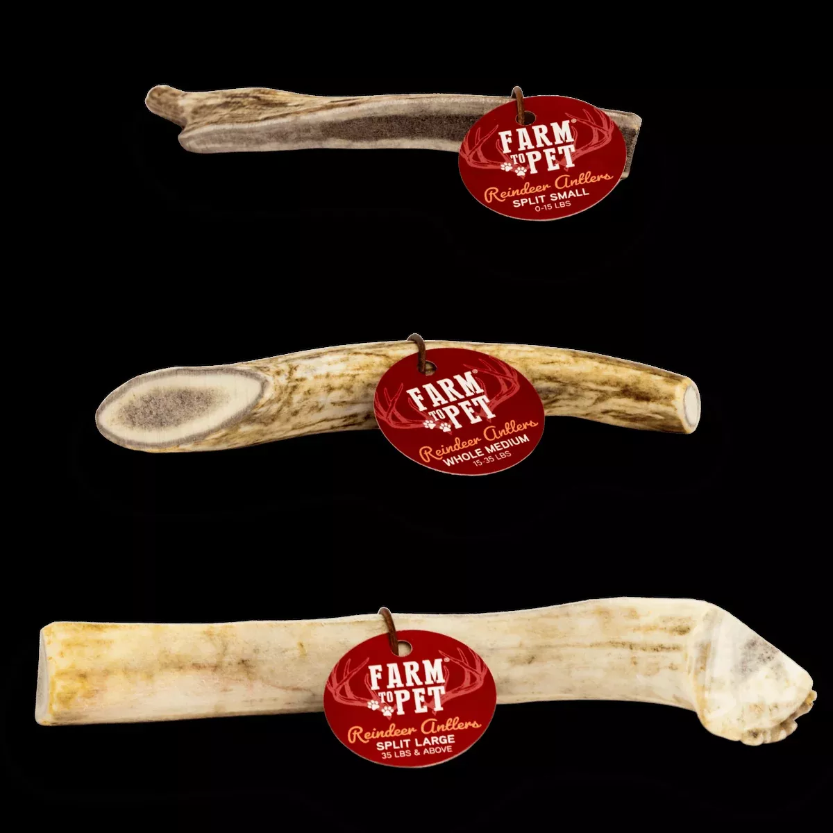 REINDEER ANTLERS FOR DOGS | ANTLER DOG CHEWS FOR AGGRESSIVE CHEWERS