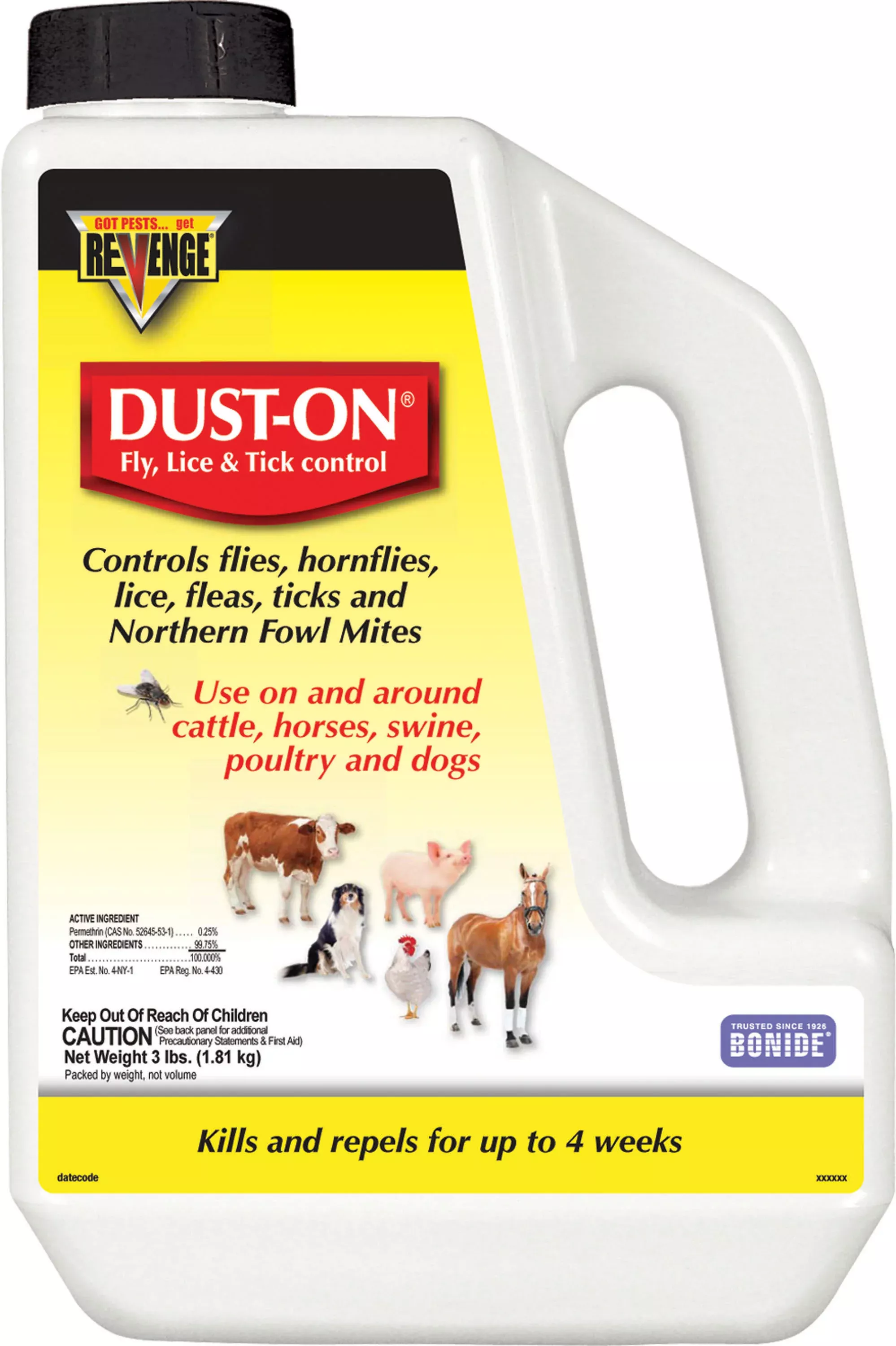 Revenge Dust-On Fly Lice & Tick Control