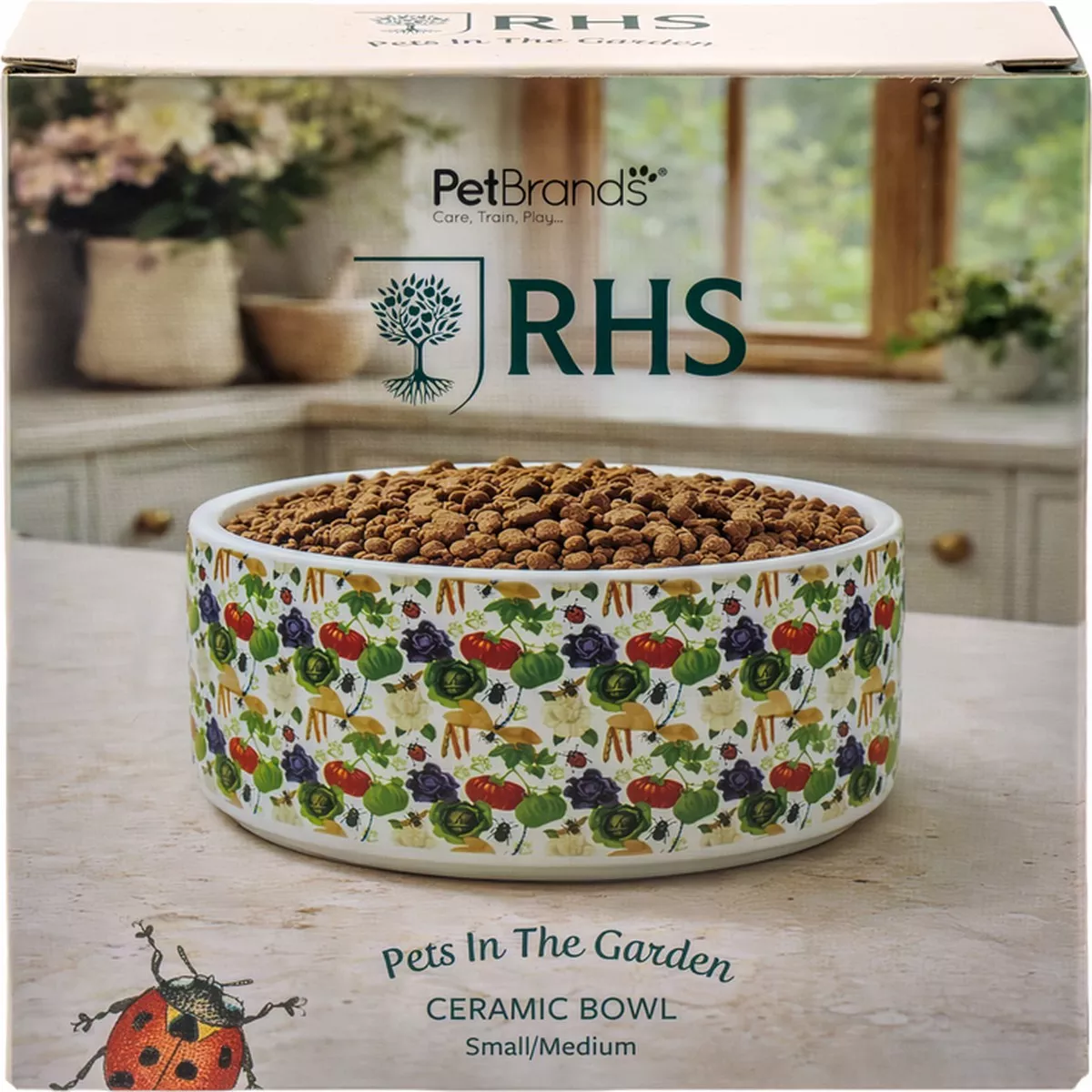 RHS Pets in the Garden Ceramic Bowl Large/X-Large