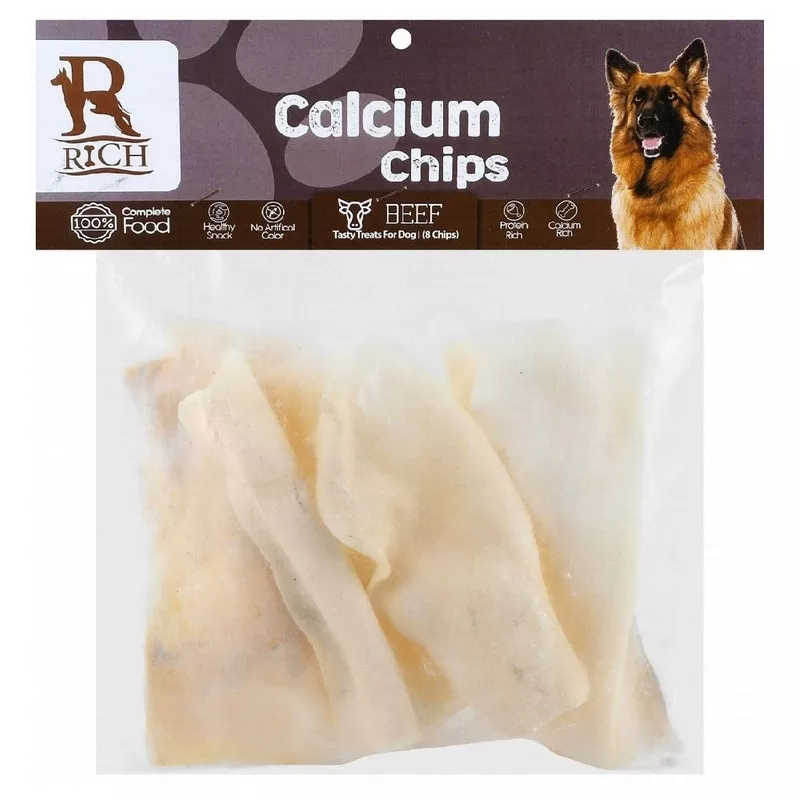 Rich Dog Treats Calcium for dogs with 4 Chips