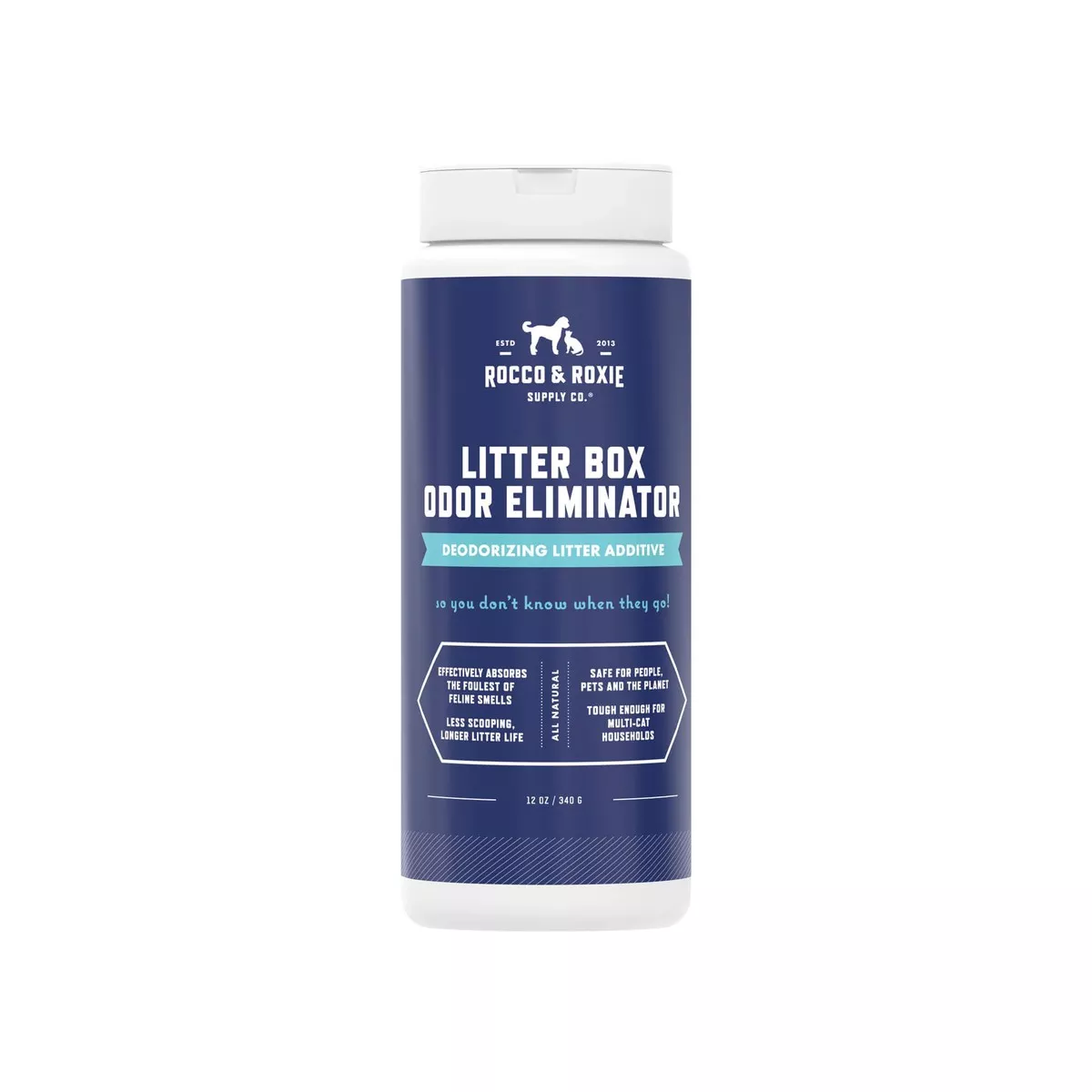 Rocco & Roxie Litter Box Odor Eliminator Litter Additive