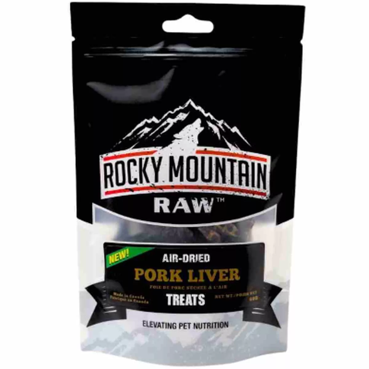 Rocky Mountain Raw Air-Dried Pork Liver Dog Treats