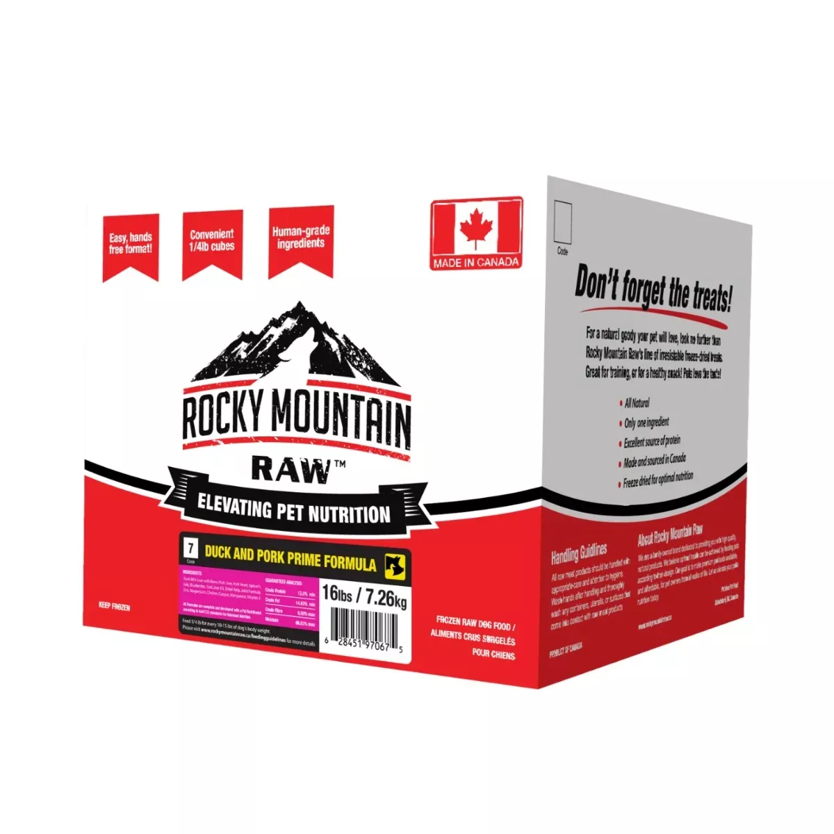 Rocky Mountain Raw Frozen Dog Food - Duck & Pork Formula