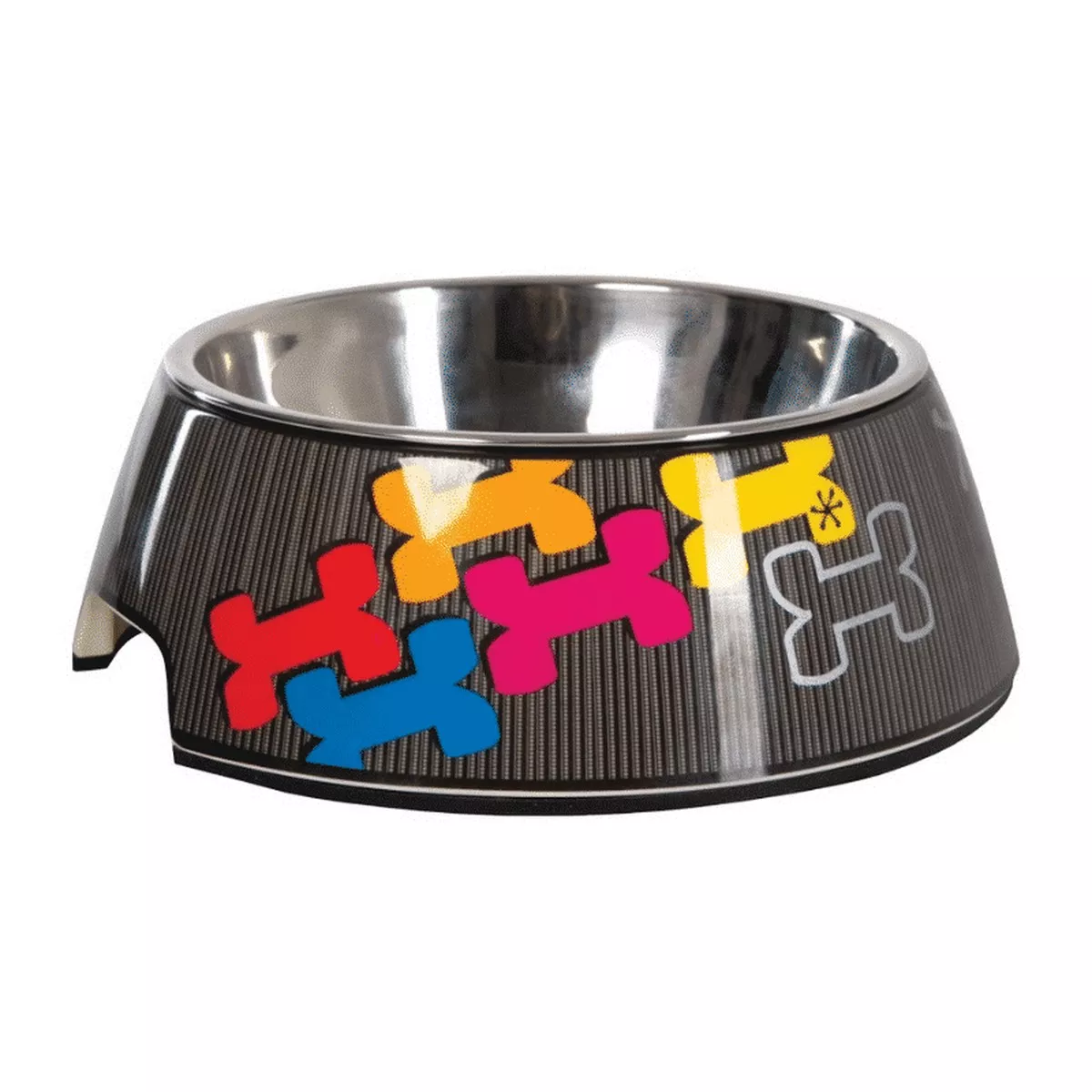 Rogz Dog Bowl Multi Bone 2 in 1 Medium 17562 mm
