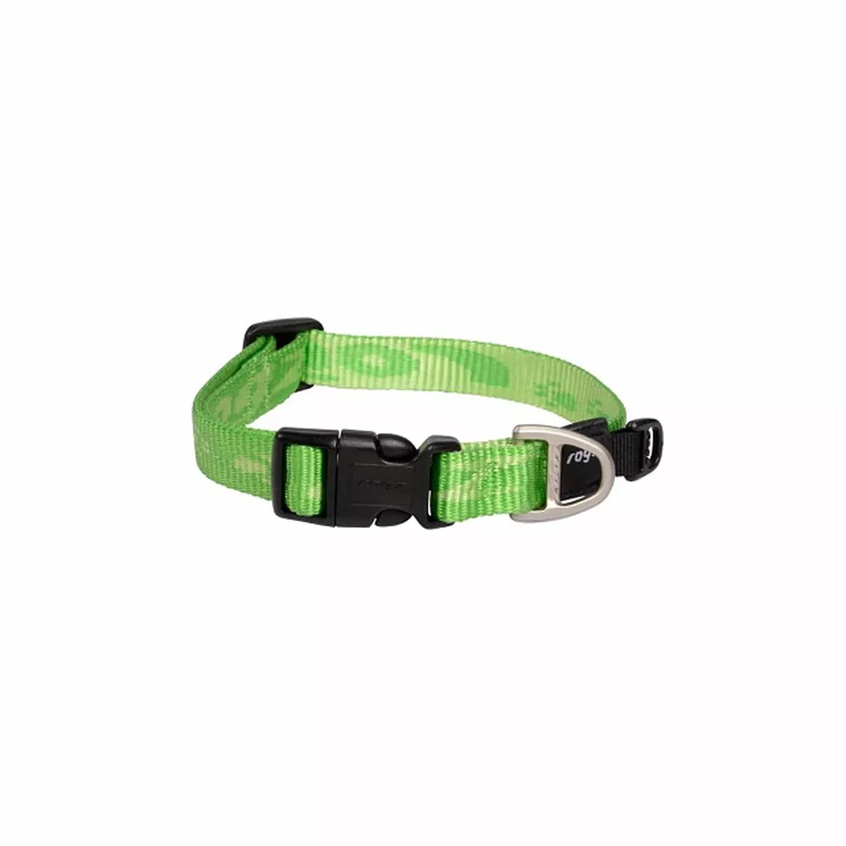 Rogz Dog Collar HB25 L 34-56cm Green