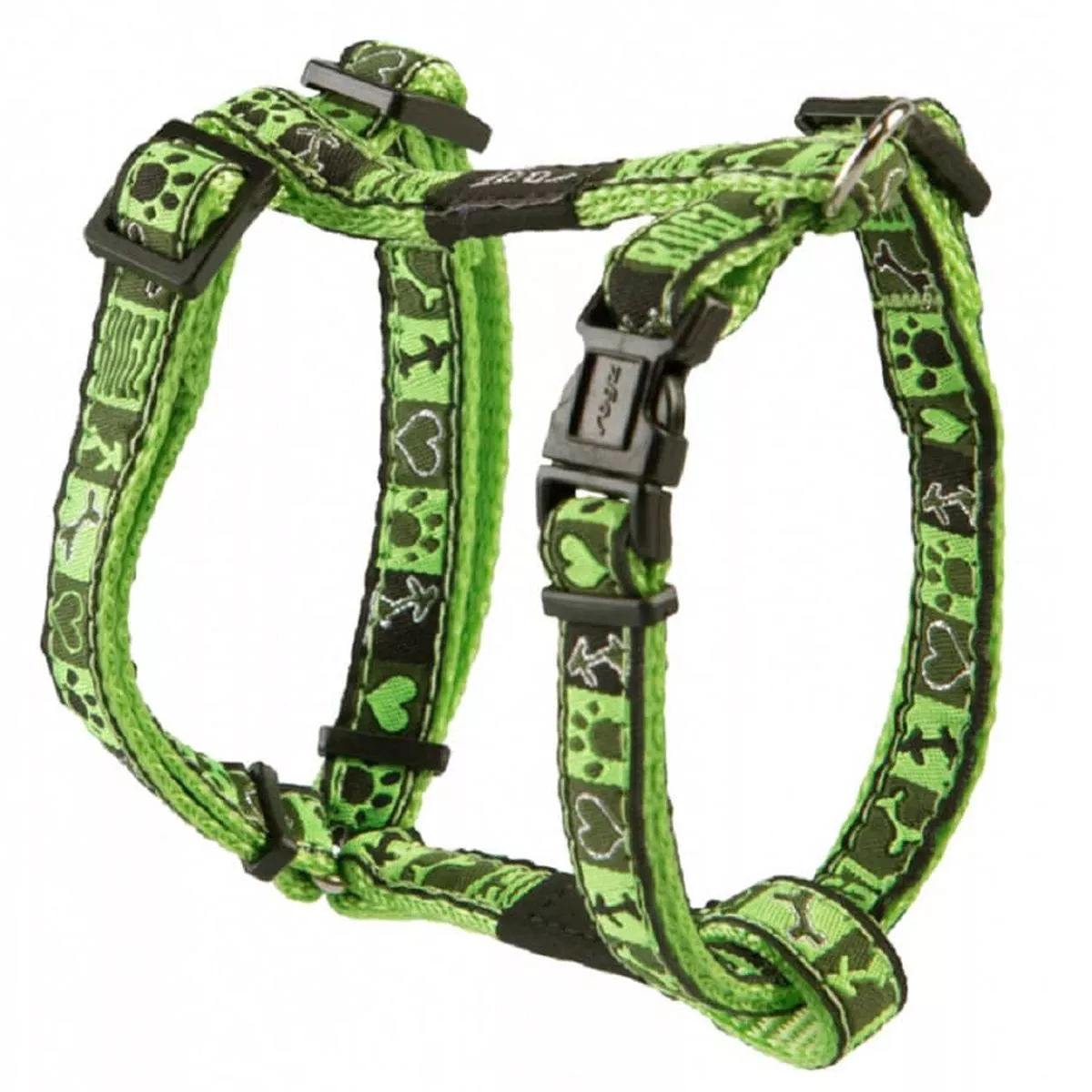 Rogz Fancy H Harness Lime Juice