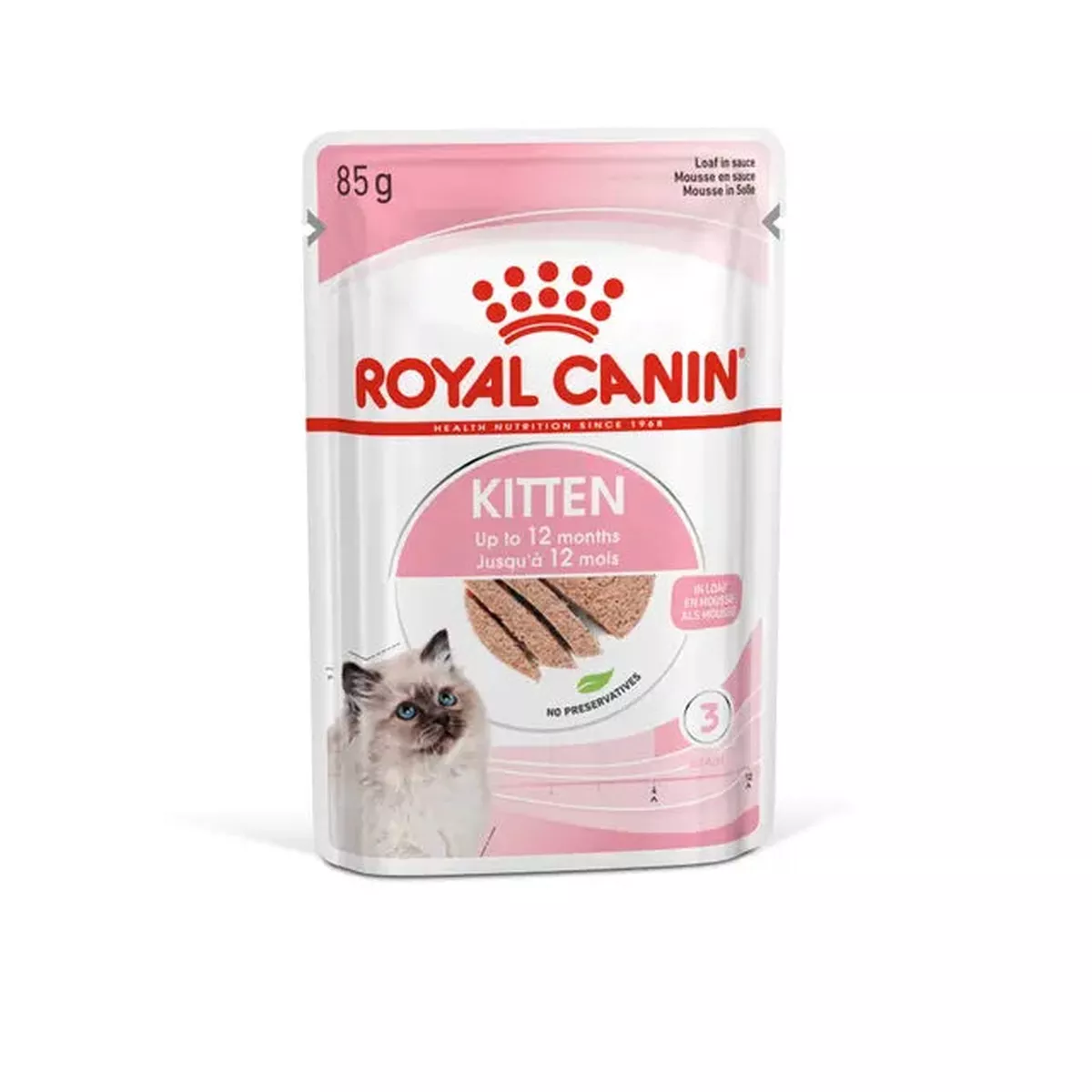 ROYAL CANIN Kitten Loaf Wet Cat Food 85g x 12