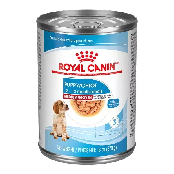Royal Canin Medium Puppy Thin Slices in Gravy Canned Puppy Food