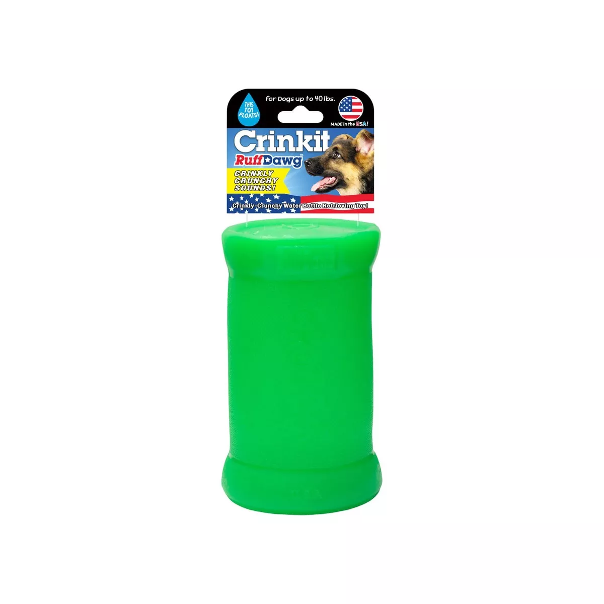 Ruff Dawg Crinkit Rubber Crinkle Dog Toy
