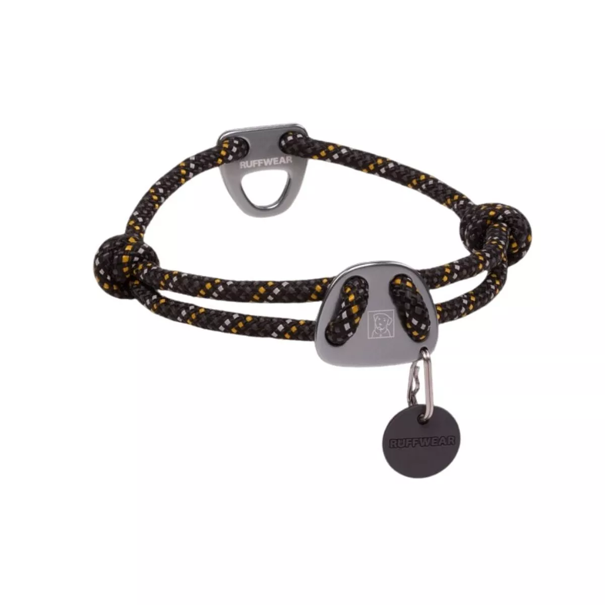 RuffWear Knot-a-Collar Rope Dog Collar 20-26″ Obsidian Black