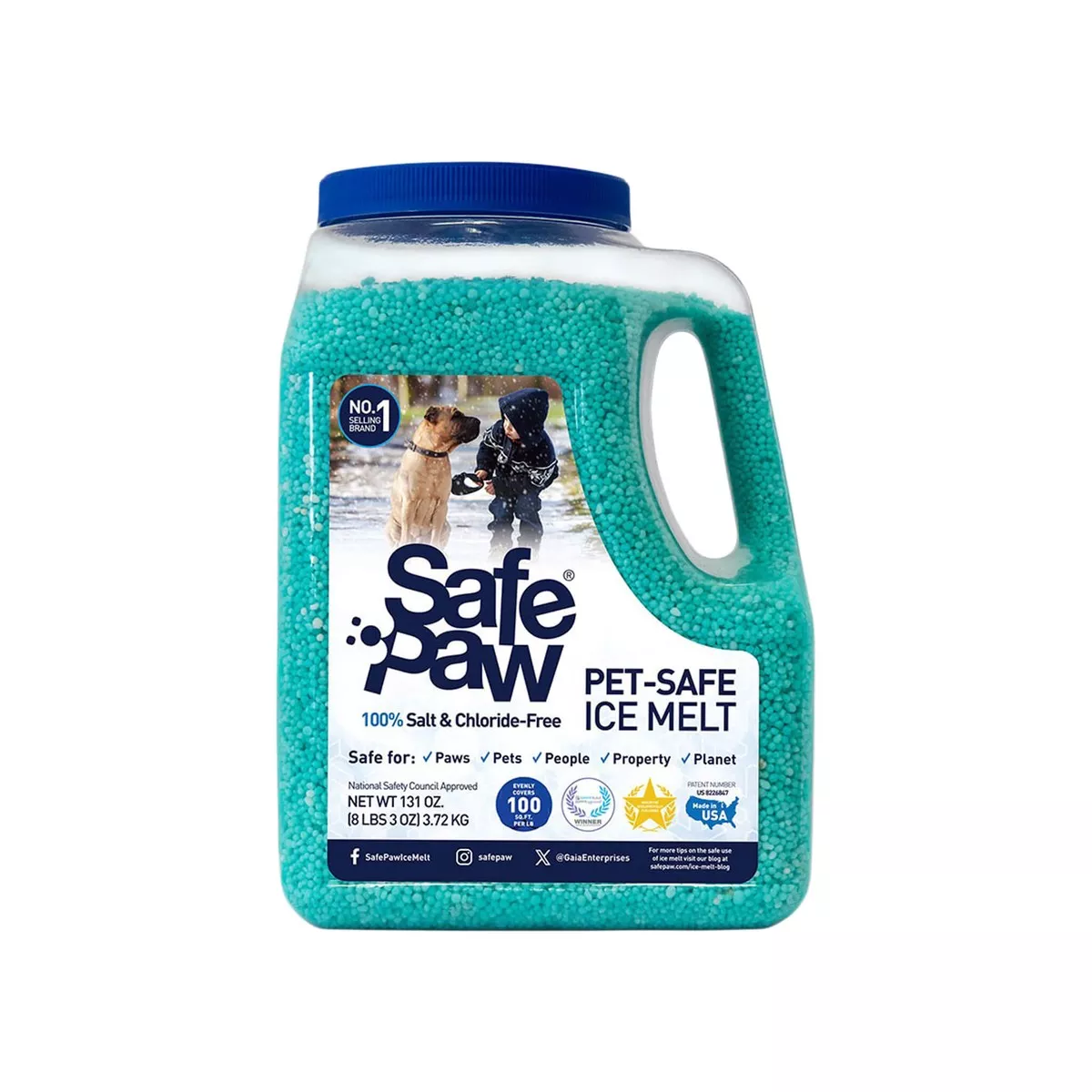 Safe Paw Non-Toxic Pet and Child Safe Ice Melter