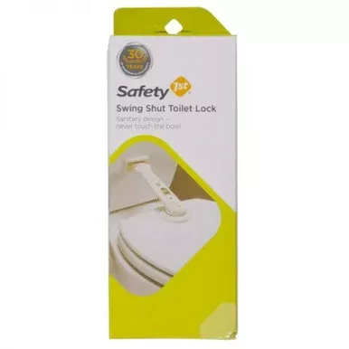 Safety 1st Swing Shut Toilet Lock – White