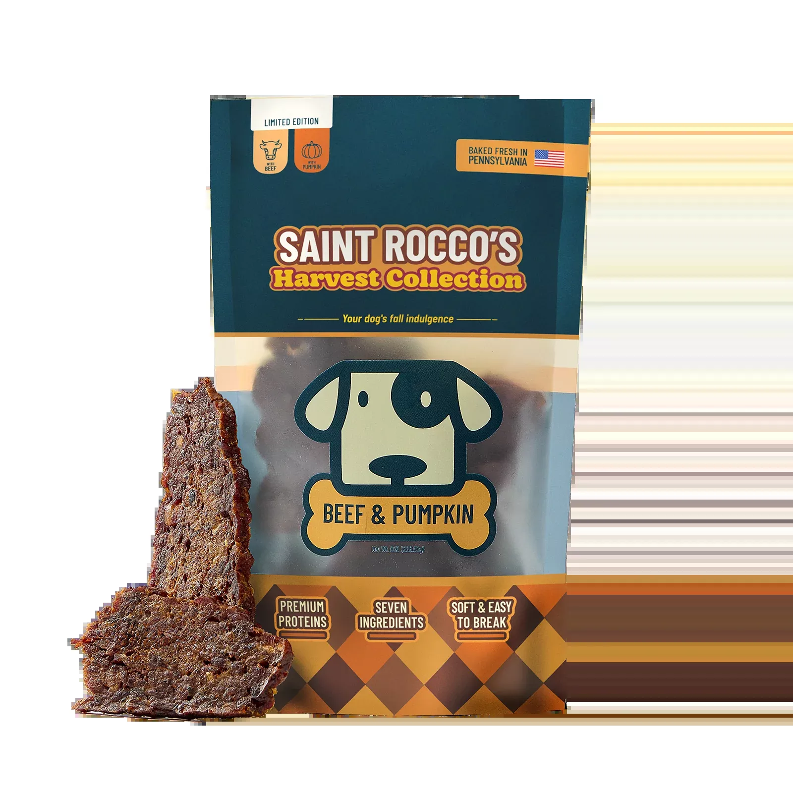 Saint Rocco's - Beef & Pumpkin Treats for Dogs