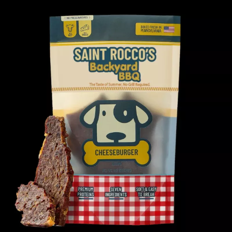 Saint Roccos Backyard BBQ Cheeseburger Treat