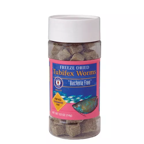 San Francisco Bay Brand, San Francisco Bay Brand Bacteria Free Tubifex Worms Freeze Dried Fish Food, 1 Each/0.5 Oz