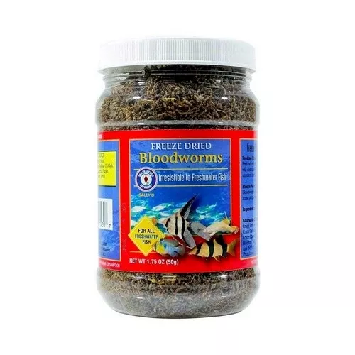 San Francisco Bay Brand, San Francisco Bay Brand Bloodworms Freeze Dried Fish Food, 1 Each/1.75 Oz