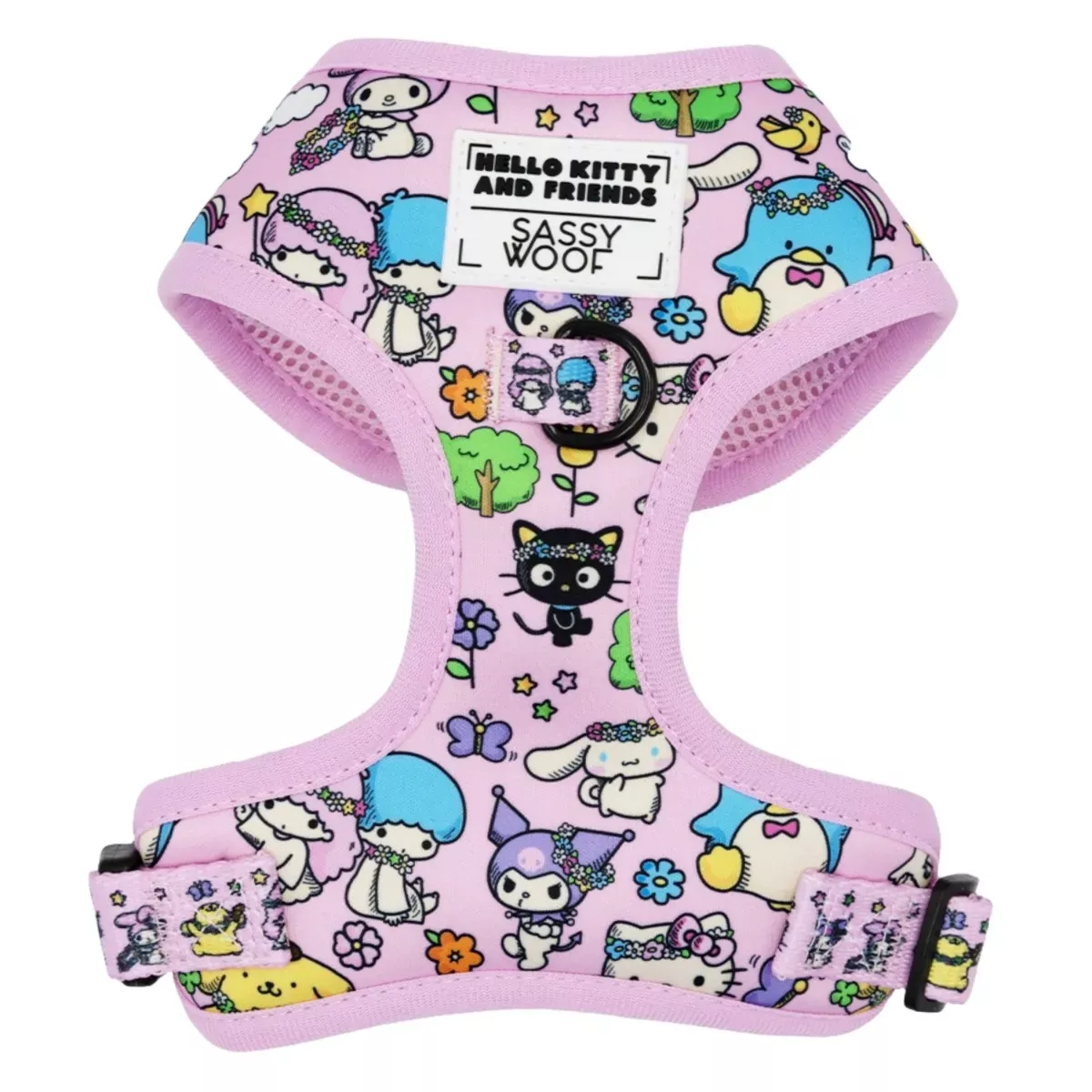Sassy Woof Dog Harness - Hello Kitty & Friends Flower Festival