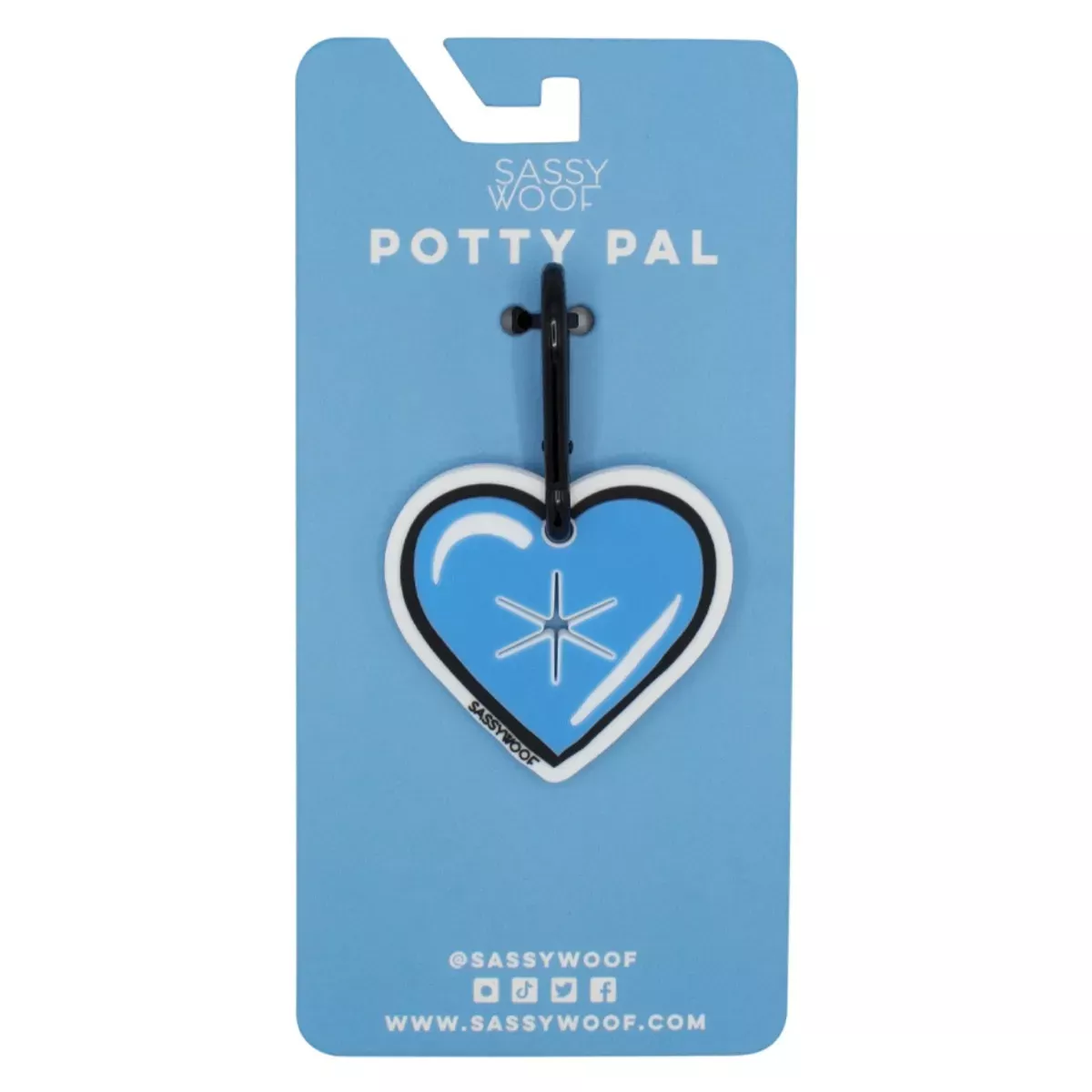 Sassy Woof Potty Pals - Blue Heart