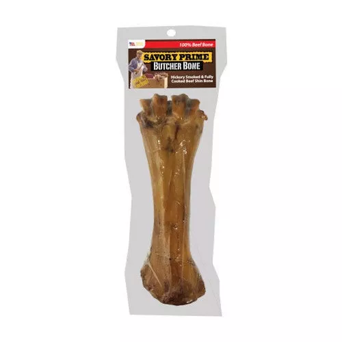 Savory Prime, USA Beef Shin Butcher Bone, 1 Count (1.2 Lbs)