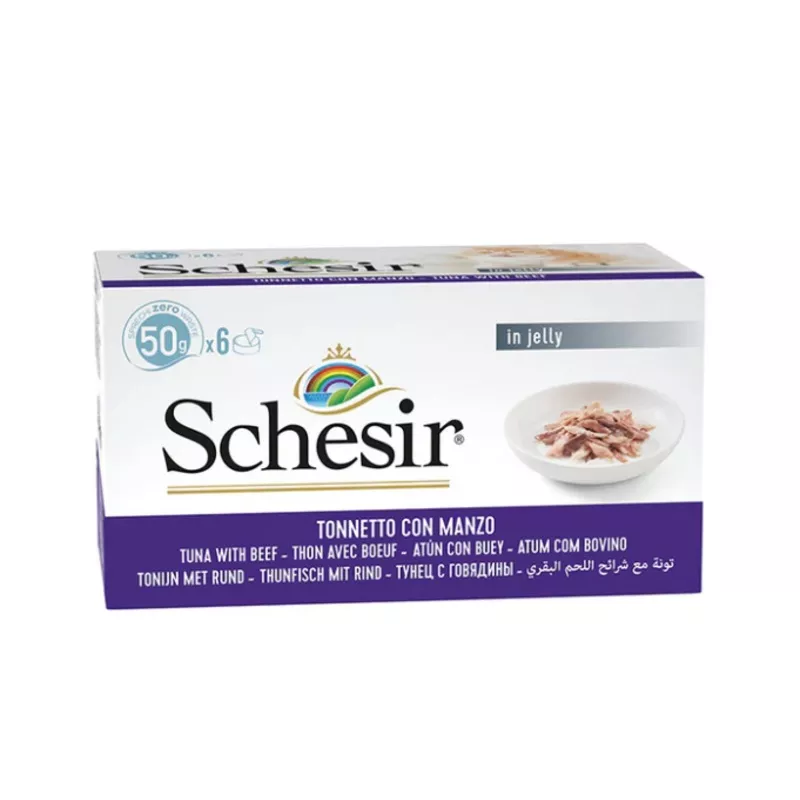 Schesir Cat Tuna & Beef 6 x 50g