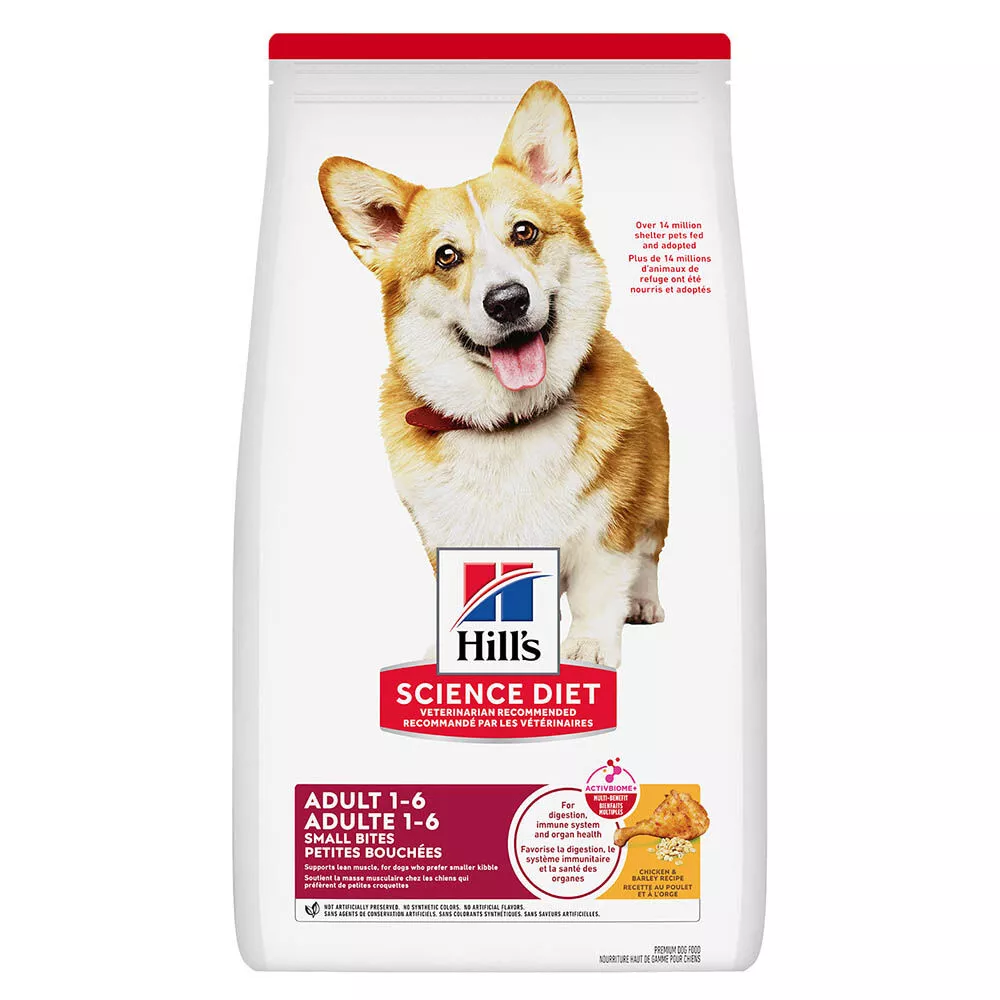 Science Diet, Adult Dog Small Bites Chicken & Barley