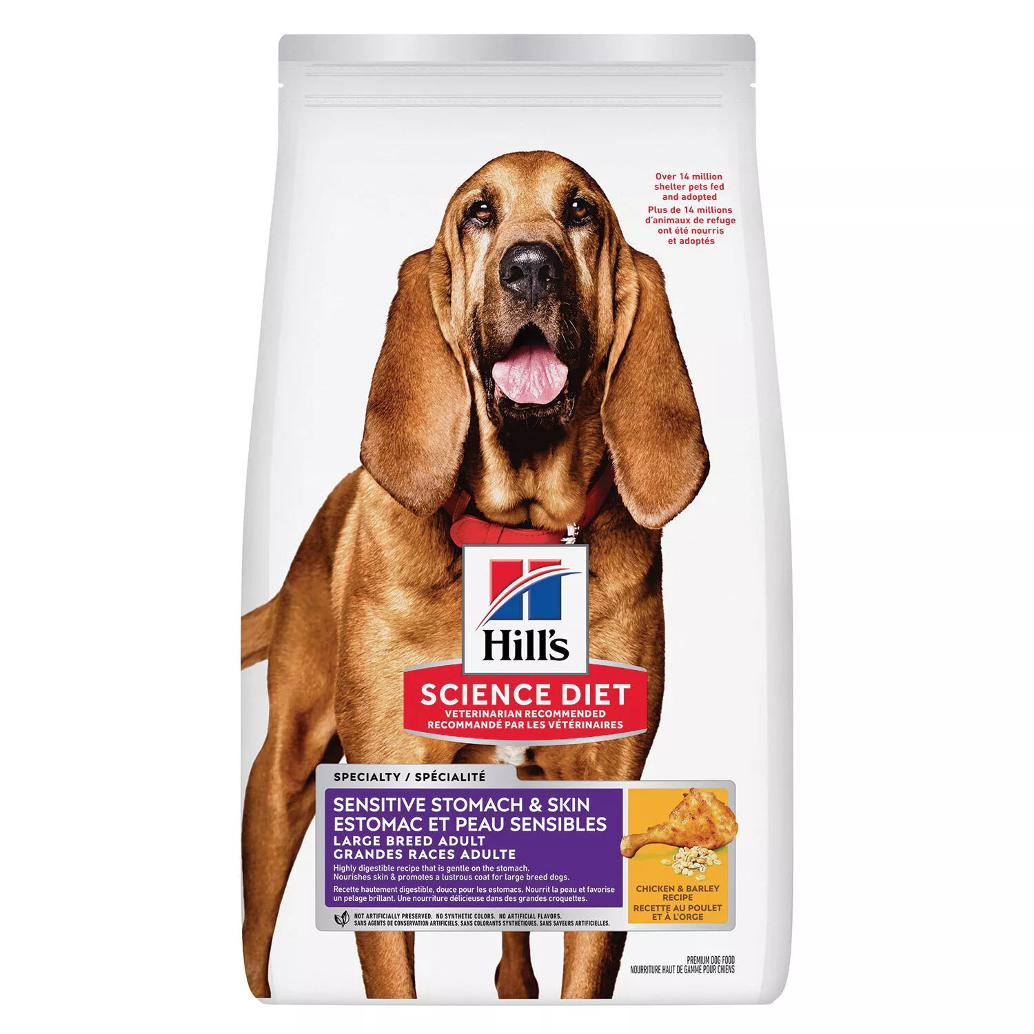 Science Diet, Adult Large Breed Sensitive Stomach & Skin Chicken Recipe - Dry Dog Food
