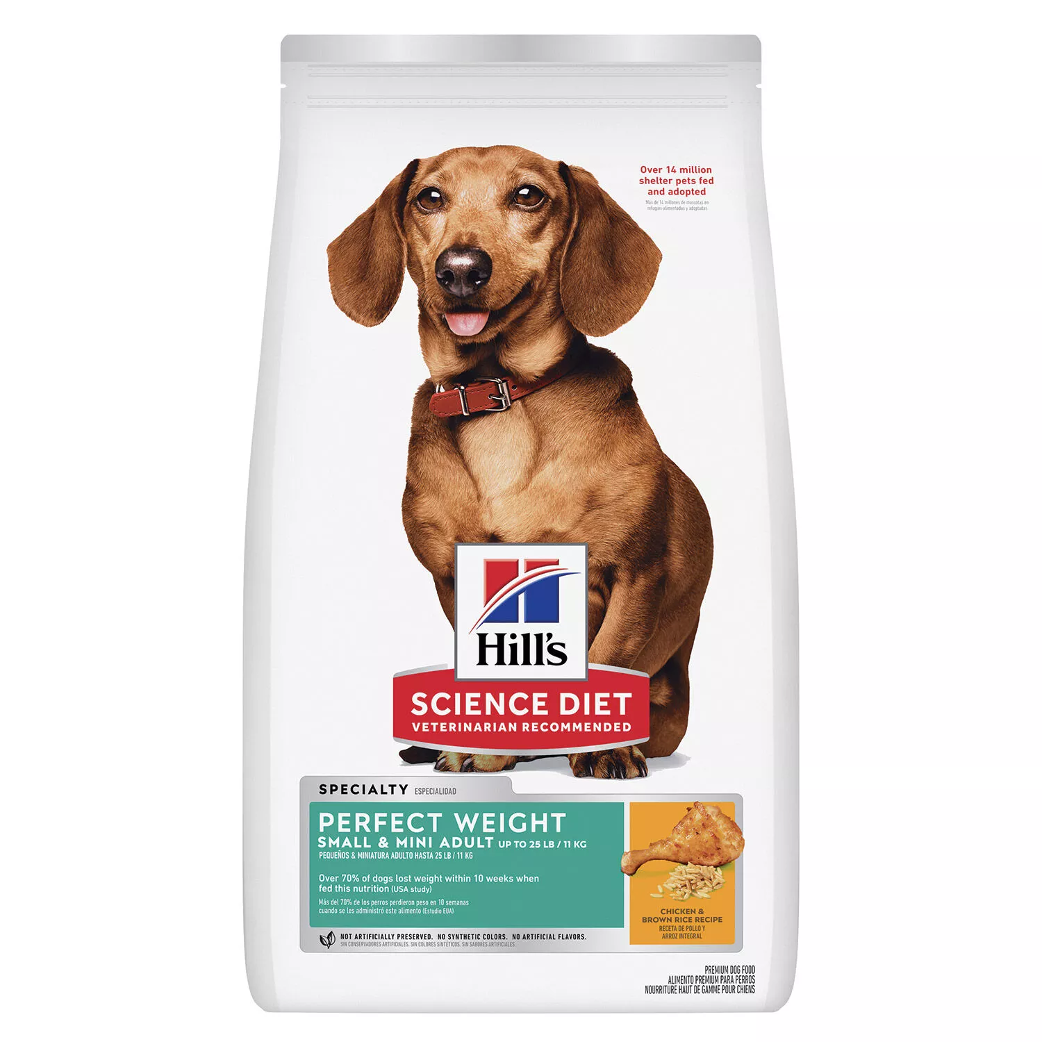 Science Diet, Adult Perfect Weight Small & Mini Chicken Recipe - Dry Dog Food