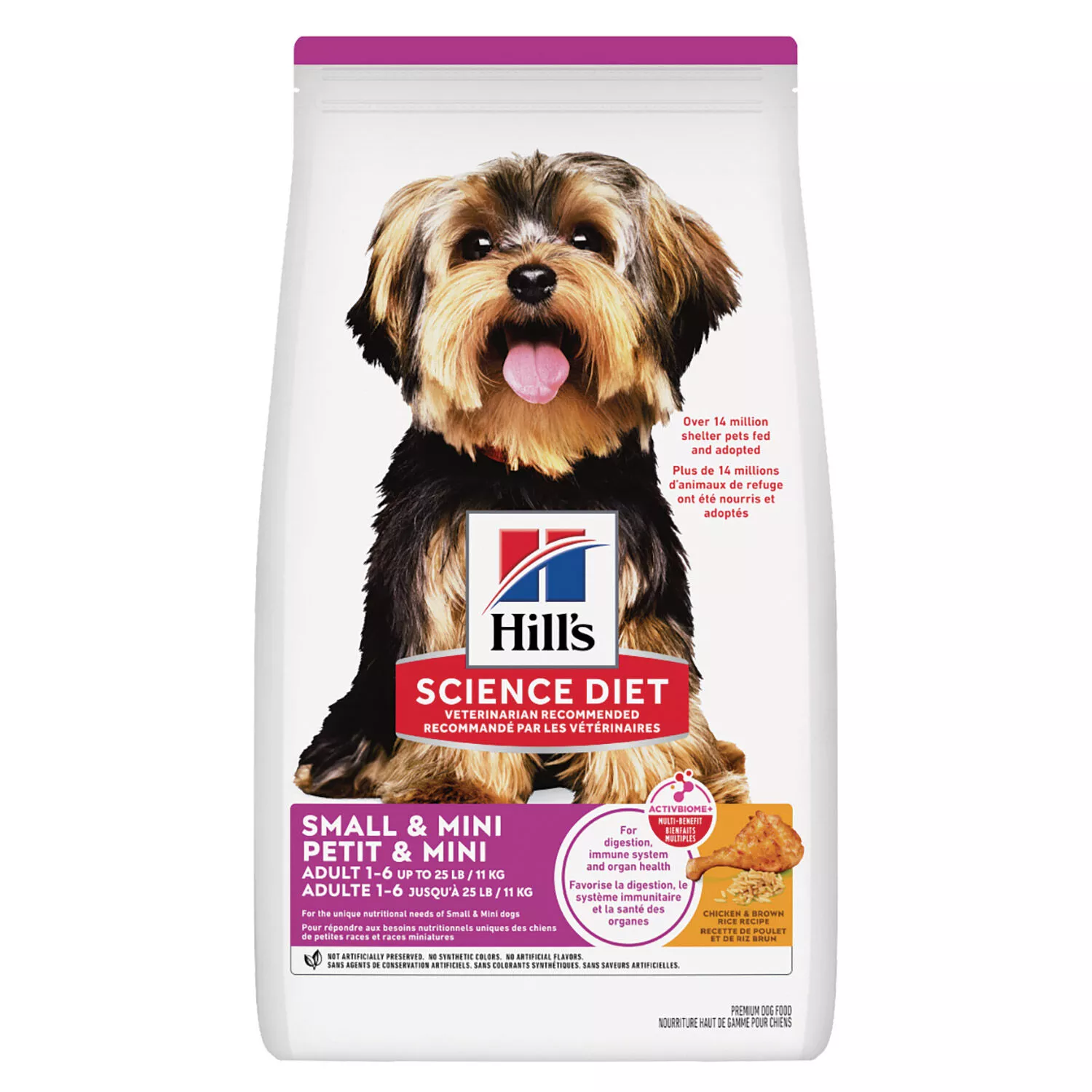 Science Diet, Adult Small & Mini Chicken Meal & Rice Recipe - Dry Dog Food