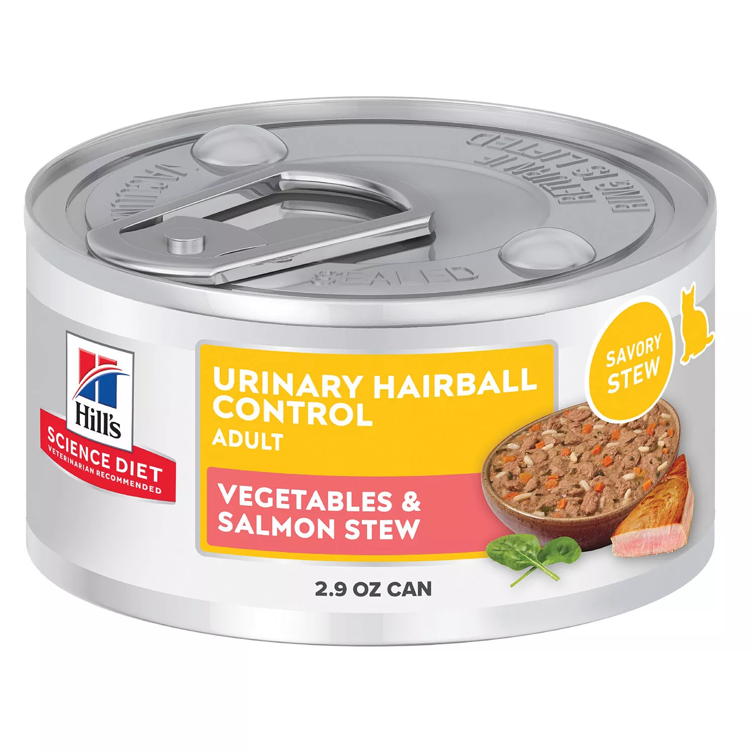 Science Diet, Adult Urinary Hairball - Vegetable Salmon Stew - Wet Cat Food