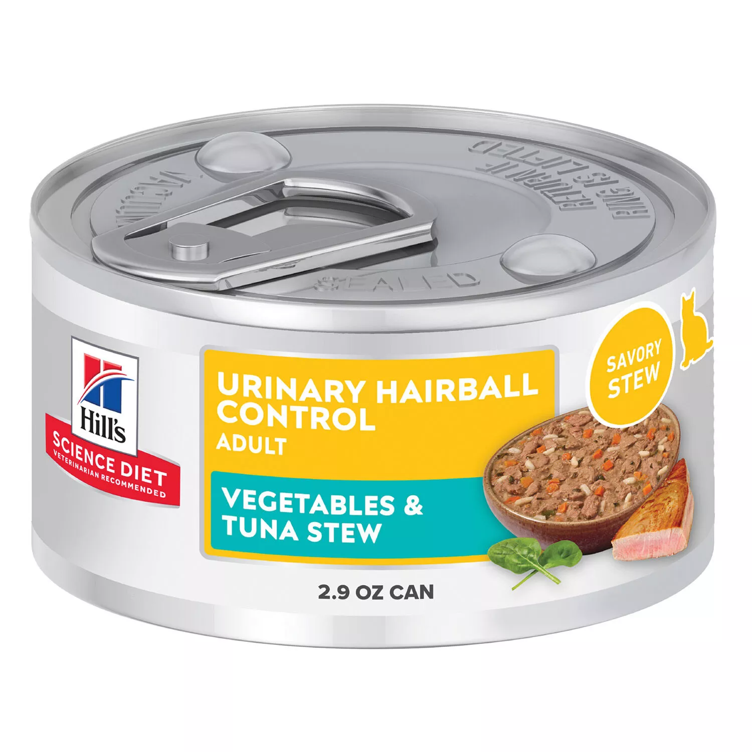 Science Diet, Adult Urinary Hairball - Vegetable Tuna Stew - Wet Cat Food