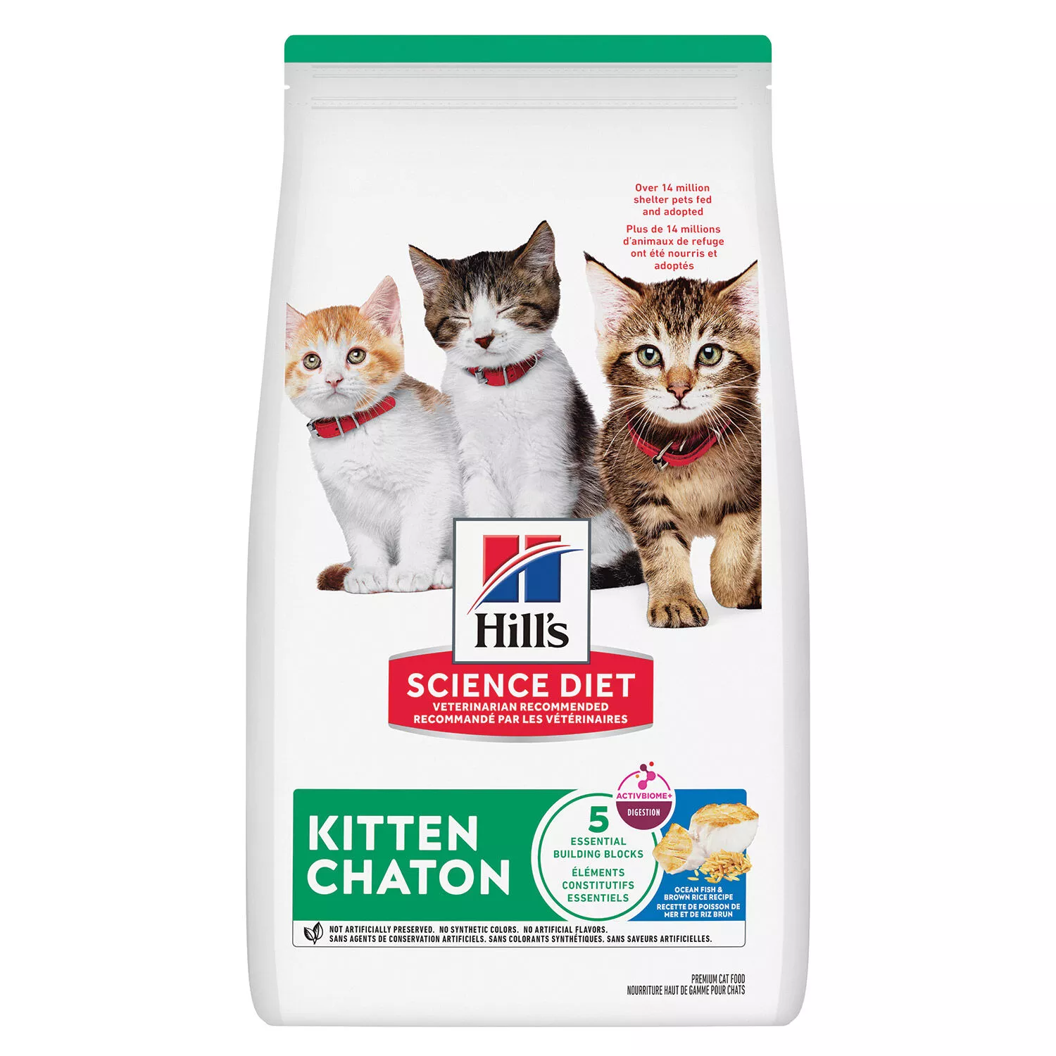 Science Diet, Kitten Ocean Fish & Brown Rice Recipe - Dry Kitten Food