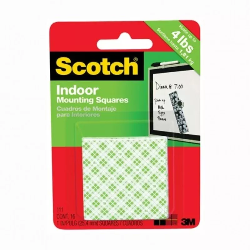 Scotch 111 Permanent Mounting Square, 1 in L, 1 in W, White – Farm Supplies, Livestock Feed, Pest Control Solutions and Essential Ranch Equipment Online