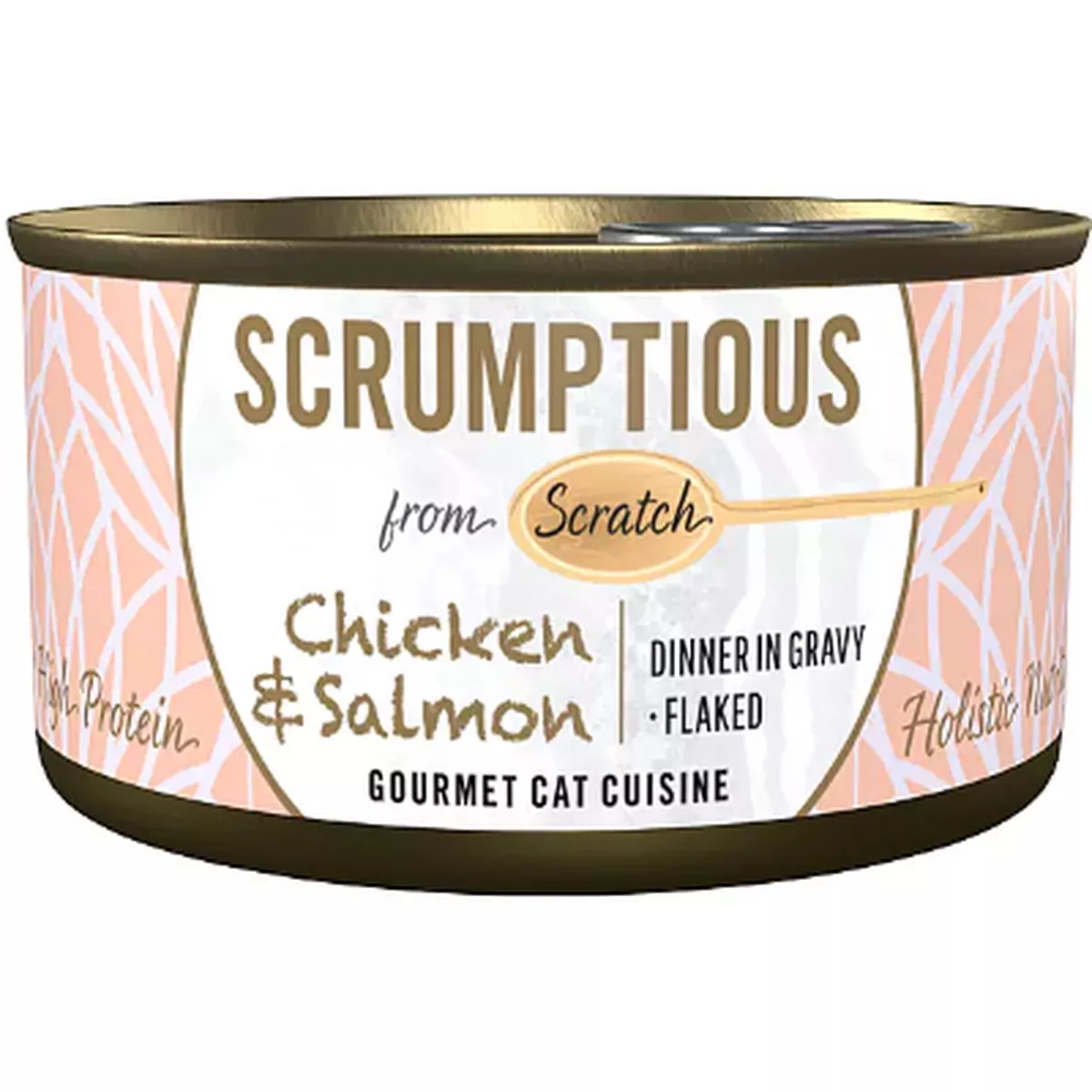 Scrumptious From Scratch Chicken and Salmon in Gravy Canned Cat Food
