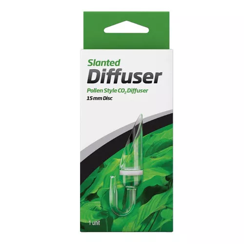 Seachem, Seachem Laboratories Glass Pollen Style CO2 Slanted Diffuser, Clear, 1 Each/15 mm