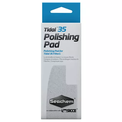 Seachem, Seachem Laboratories Tidal Polishing Pad, For Tidal 35 Filters, White, 1 Each/2 Pack