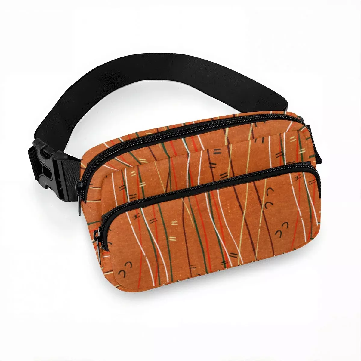 Sebastian & Clementine Shima-Shima Orange Fanny Pack