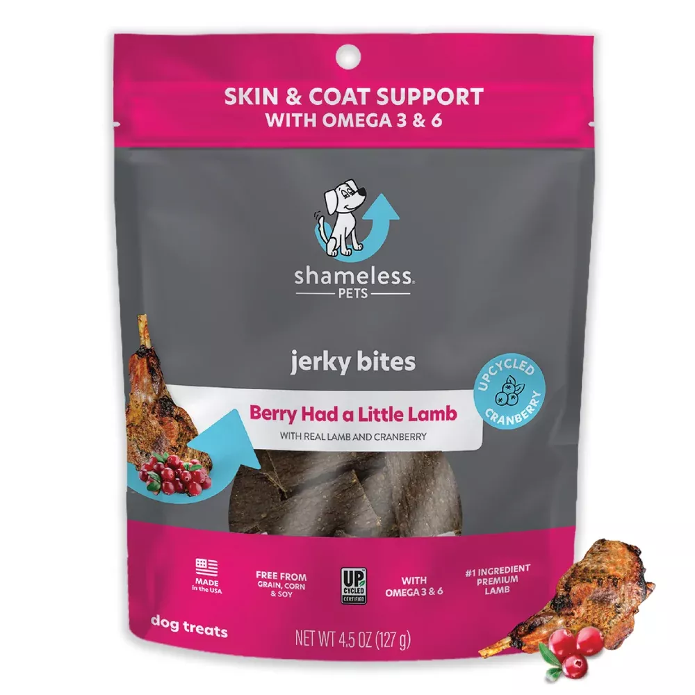 Shameless Pets Berry Had a Little Lamb Jerky Bites for Dogs